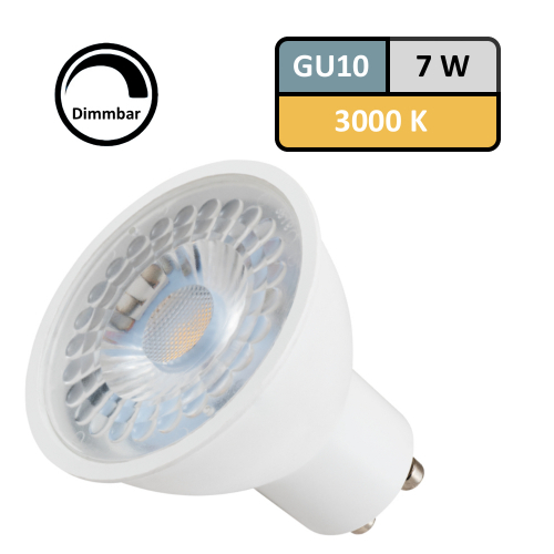 7 Watt - LED Einbaustrahler Lotta - 230V - GU10 - Dimmbar - Starr