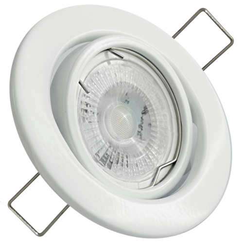 LED Einbaustrahler Alina | Flach | 230V | 5W | MCOB Modul | Schwenkbar