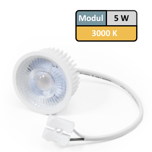 Bad Einbaustrahler Aqua | Flach | IP44 | 230V | 5W | MCOB Modul
