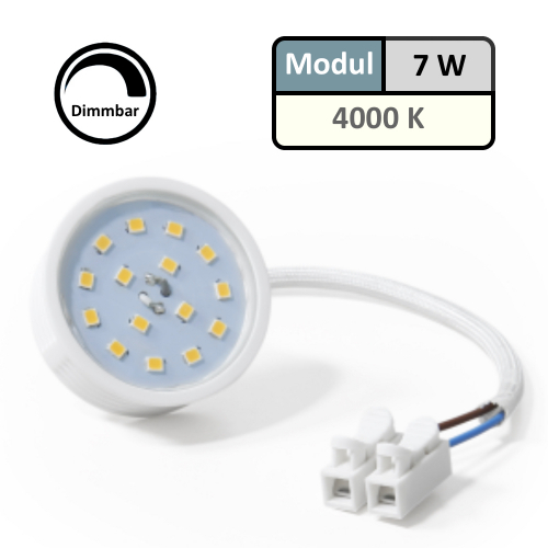 7 Watt - LED Einbaustrahler Lotta - 230V - GU10 Fassung - Starr