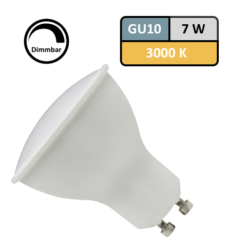 7 Watt - SMD Einbaustrahler Lotta - 230V - GU10 - Dimmbar - Starr