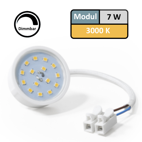 LED Einbaustrahler Lotta | 230V | Flach | SMD Modul | 7W | Dimmbar