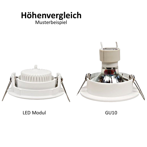 Bad Einbaustrahler Enya | Flach | IP44 | 230V | 5W | SMD Modul