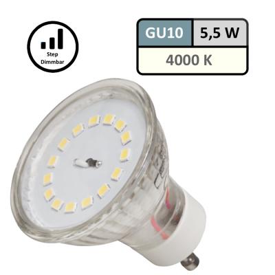 5,5W Step Dimmbar ✓ SMD Spots Aqua ✓ IP44 ✓ 230V ✓ Starr