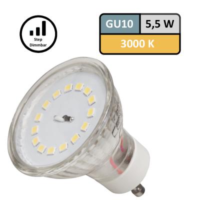 5,5W Step Dimmbar ✓ SMD Spots Aqua ✓ IP44 ✓ 230V ✓ Starr