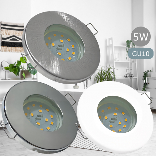 5W ✓ SMD Spots Nero ✓ IP65 ✓ 230V ✓ GU10 ✓ Starr