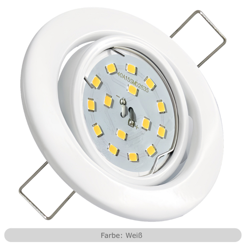 LED Einbauspot Alina 5,5W GU10 | Step Dimmbar | 3000K