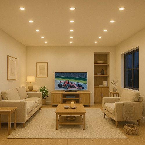 LED Einbauspot Alina 5,5W GU10 | Step Dimmbar | 3000K