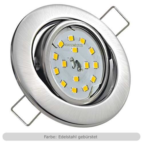 LED Einbauspot Alina 5,5W GU10 | Step Dimmbar | 3000K