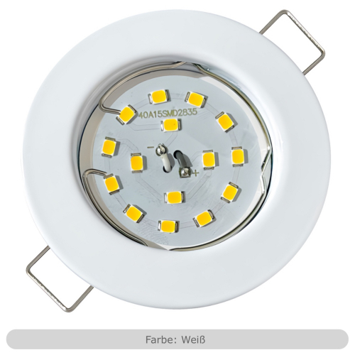 LED Einbauspot Lotta 5,5W GU10 | Step Dimmbar | 3000K