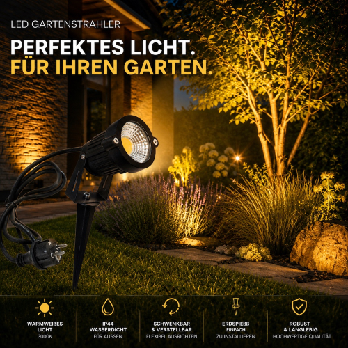 LED Gartenleuchte Amira - 5W | 3000K | IP65