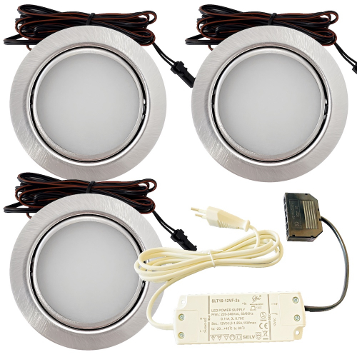 LED Möbelleuchte Emma 12V 3W – Flach & Plug & Play