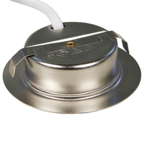 LED Möbelspot Leni 2W - 12V, Edelstahl geb., 3000K