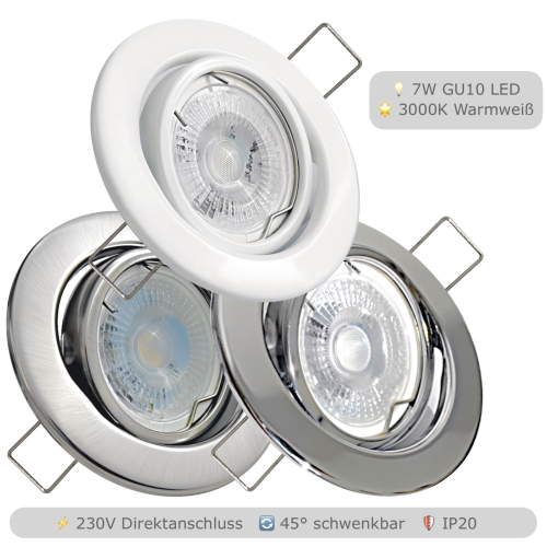 LED Spot Alina 7W GU10 | 3000K | IP20
