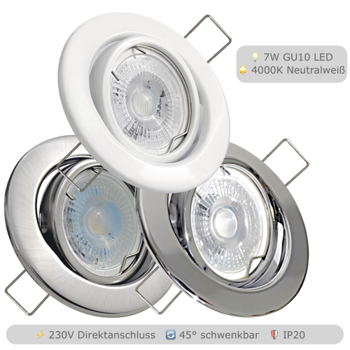 LED Spot Alina 7W GU10 | 4000K | IP20