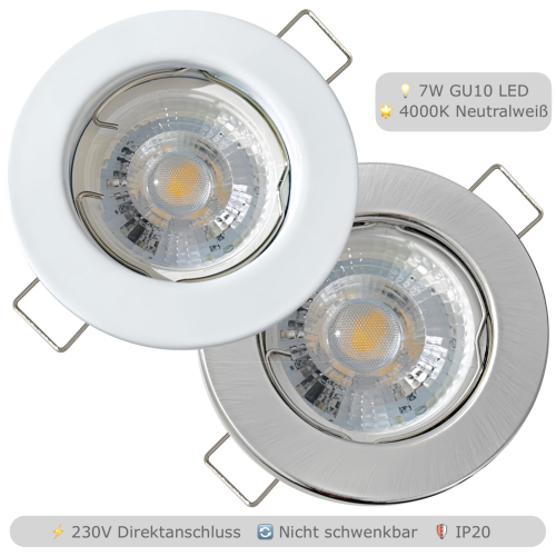 LED Spot Lotta 7W GU10 | 4000K | IP20