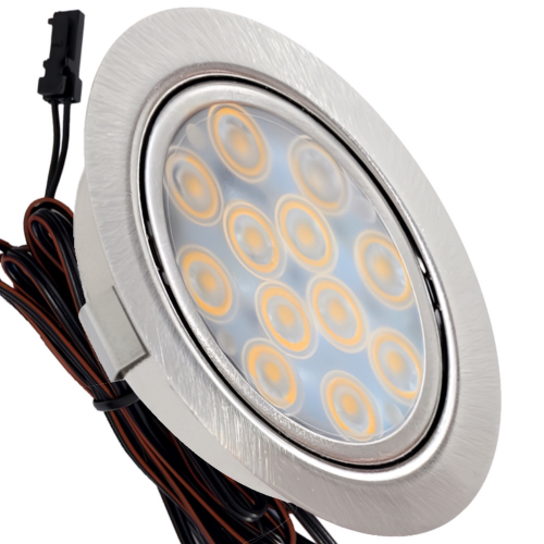Möbeleuchte Luna 3W - Flaches LED-Design für 12V