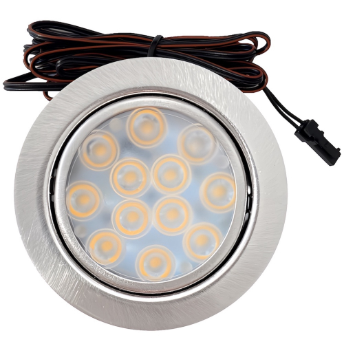Möbeleuchte Luna 3W - Flaches LED-Design für 12V