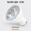 GU10 LED Strahler 5W - warmweiß 3000K, 400lm, Halogen-Ersatz