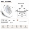 LED Einbauspot Alina 3W GU10 4000K neutralweiß schwenkbar