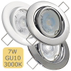 LED Einbauspot Alina 7W GU10 | Dimmbar | 3000K