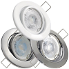 LED Einbauspot Alina 7W GU10 | Dimmbar | 3000K