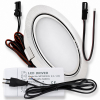 LED Möbeleuchte Emma 12V 3W flach inkl. LED Trafo und Zuleitung