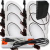 LED Möbeleuchte Emma 12V 3W flach inkl. LED Trafo und Zuleitung