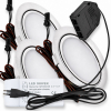 LED Möbeleuchte Emma 12V 3W flach inkl. LED Trafo und Zuleitung