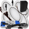 LED Möbeleuchte Emma 12V 3W inkl. Trafo & Zuleitung mit Schalter
