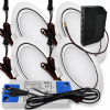 LED Möbelleuchte Emma 12V 3W flach inkl. LED Trafo und Zuleitung