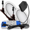 LED Möbelleuchte Emma 12V 3W inkl. Trafo & Zuleitung mit Schalter