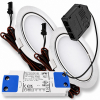 LED Möbelleuchte Emma 12V 3W warmweiß flach inkl. LED Trafo