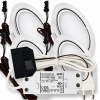 LED Möbelleuchte Emma 12V 3W warmweiß ultra flach Plug & Play