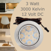 Möbeleuchte Luna 3W - Flaches LED-Design für 12V