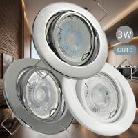 LED Einbaustrahler Alina • 3W • 230V • GU10 • Schwenkbar