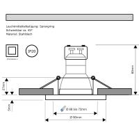 3W ✓ LED Spots Alina ✓ IP20 ✓ 230V ✓ GU10 ✓ Schwenkbar