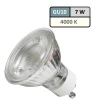 7 Watt - LED Bad Einbaustrahler Aqua - IP44 - 230V - GU10 Fassung - Starr