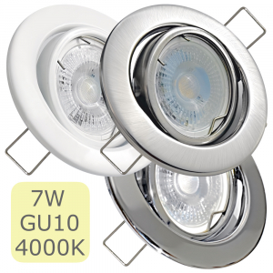 LED Einbauspot Alina 7W GU10 | Dimmbar | 4000K